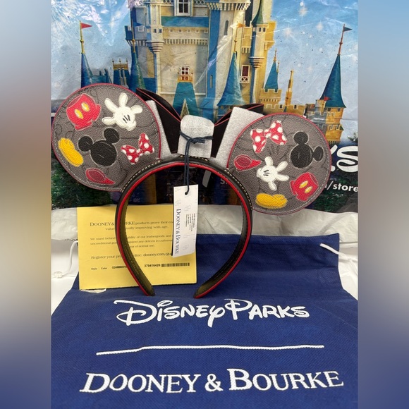 Dooney & Bourke Disney Parks Mickey Parts Ears Headband Mickey Minnie Mania